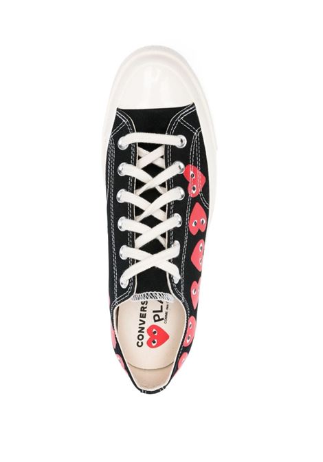 sneakers multi heart chuck 70 uomo nero in tela COMME DES GARÇONS PLAY X CONVERSE | P1K1261